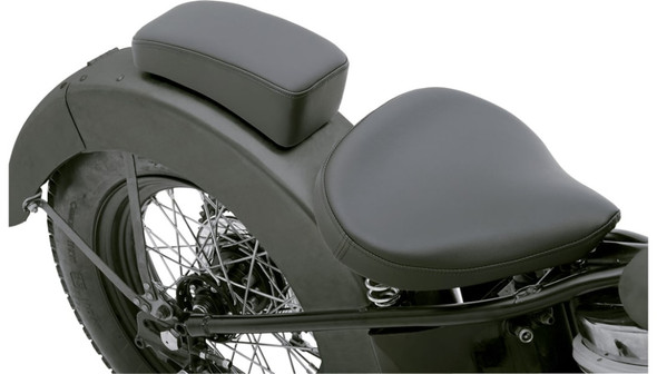 Drag Specialties Pillion Pad for Spring Solo Seat: 1982-2003 Harley-Davidson XL Models - Black