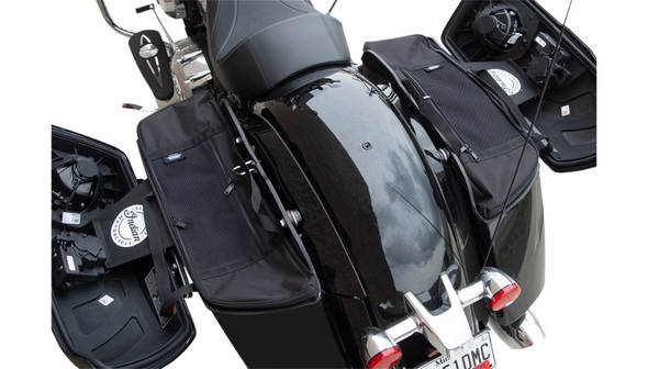 Drag Specialties Indian Saddlebag Liners: 2014-2021 Indian Models - Black