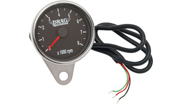 Drag Specialties 2.4" Mini Electronic Tachometer: 1986-2003 Harley-Davidson Models