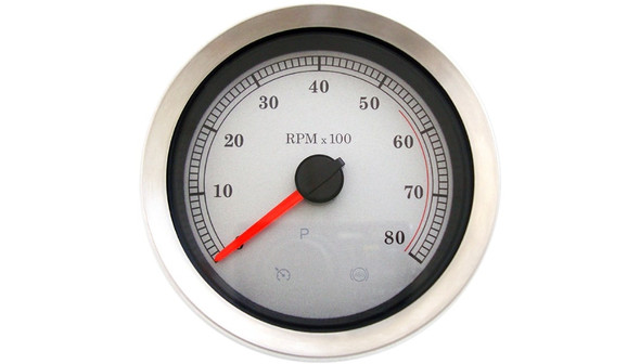 Drag Specialties 4" Electronic Tachometer: 2004-2013 Harley-Davidson Models