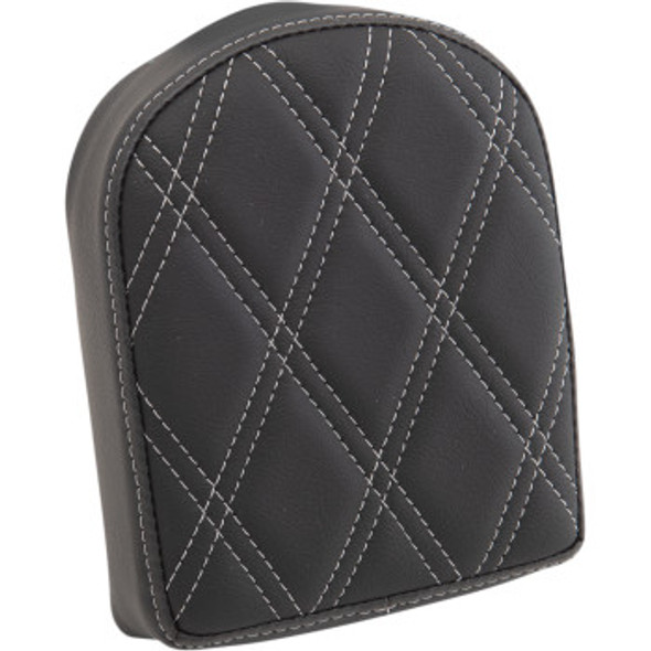 Drag Specialties Sissy Bar Pad: Harley-Davidson Models - Double Diamond