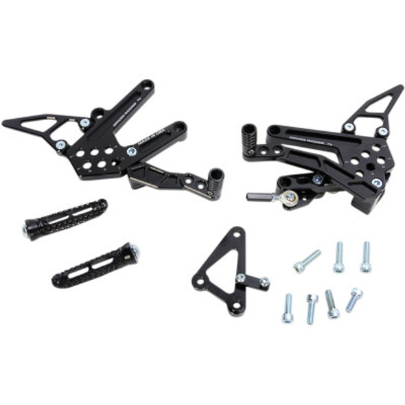 Driven Racing TT Rearsets - 16-17 Kawasaki ZX-10R