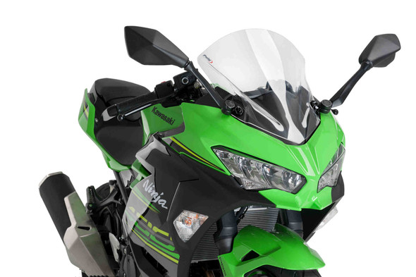 Puig Z Racing Windscreen: 18-23 Kawasaki Ninja 400