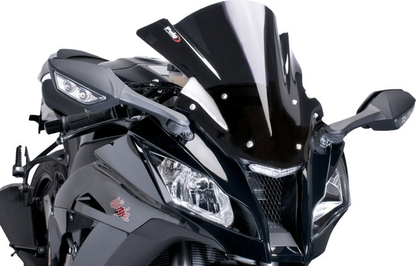 Puig Z Racing Windscreen: 11-15 Kawasaki Ninja ZX 10R