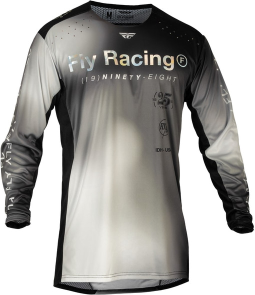 Fly Racing Youth Lite SE Legacy Jersey - 2024 Model - Light Grey/Black - YXL