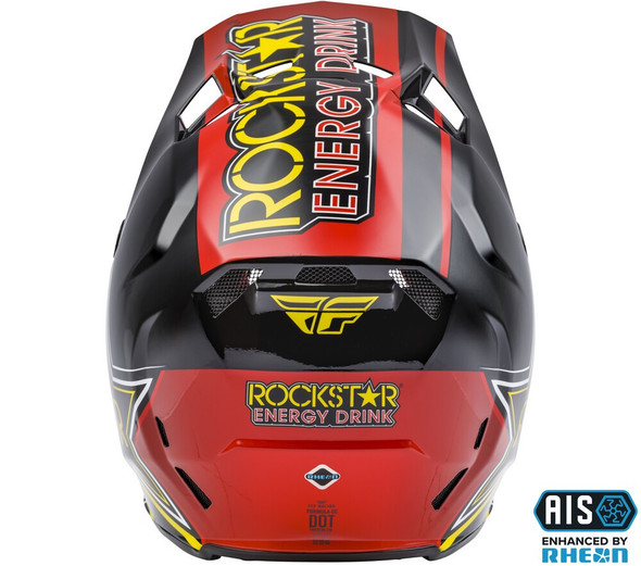 Fly Racing Formula Cc Rockstar Helmet Black/Red/Yellow - Size Small