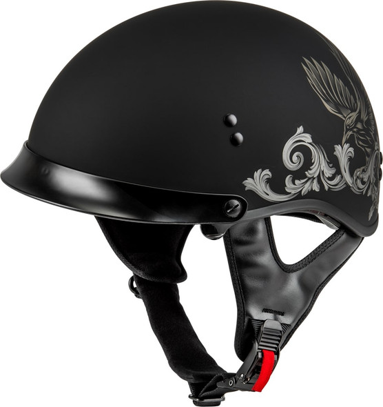 GMAX HH-65 Corvus Half Helmet w/ Peak Visor