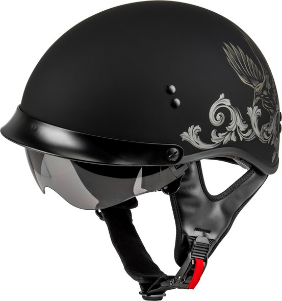 GMAX HH-65 Corvus Half Helmet w/ Peak Visor