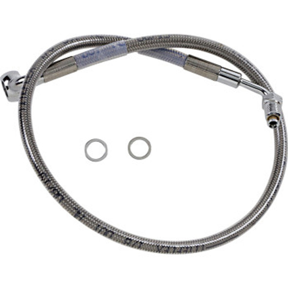 Drag Specialties Extended Length Brake Line: 2018-2020 Harley-Davidson Softail Models