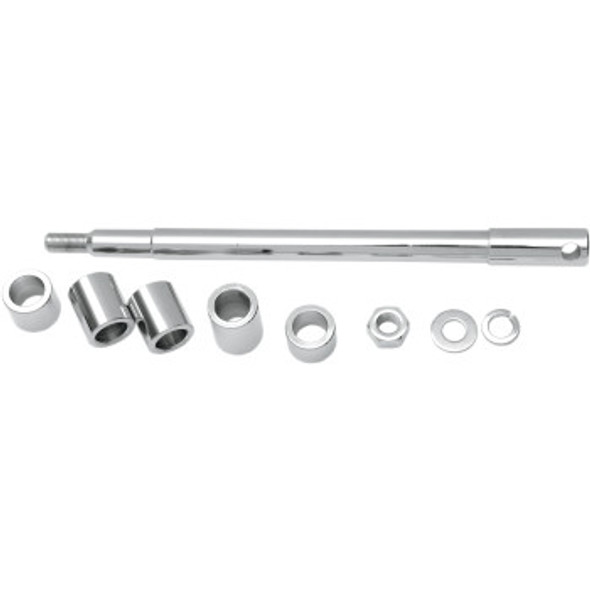 Drag Specialties Front Axle Kit: 1986-1999 Harley-Davidson Softail Models - Chrome