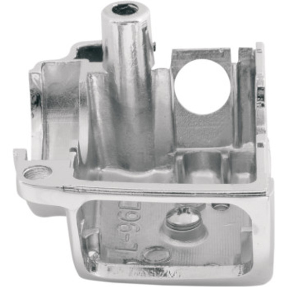 Drag Specialties Handlebar Switch Housing Kit: 1996-2011 Harley-Davidson Models - Left - Lower - Chrome