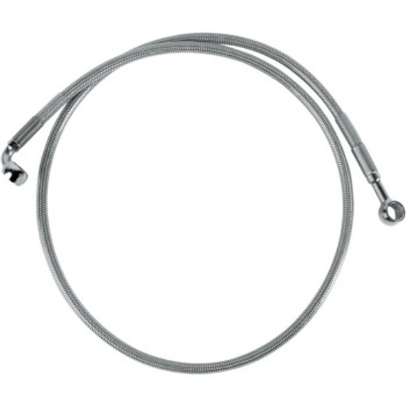 Drag Specialties Brake Line Kit: 1988-2003 Harley-Davidson XL Models - Stainless Steel - Front (Upper)