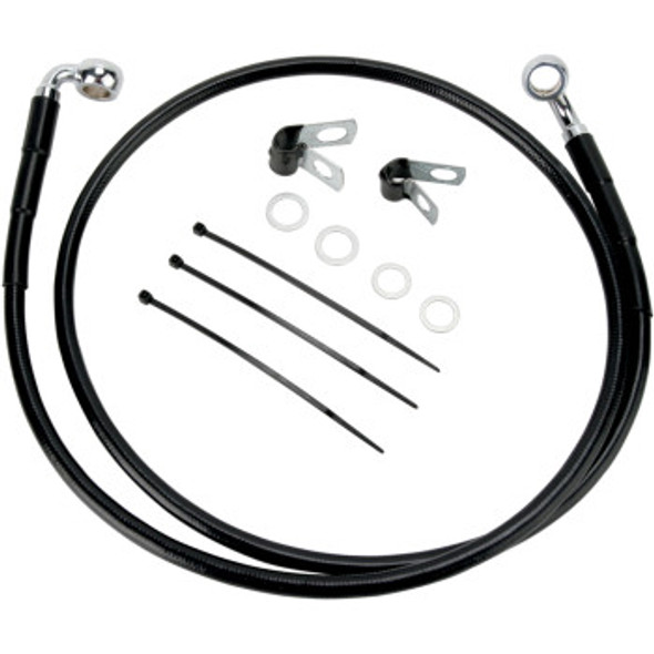 Drag Specialties Extended Length Brake Line Kit: 2001-2005 Harley-Davidson Low Rider Models