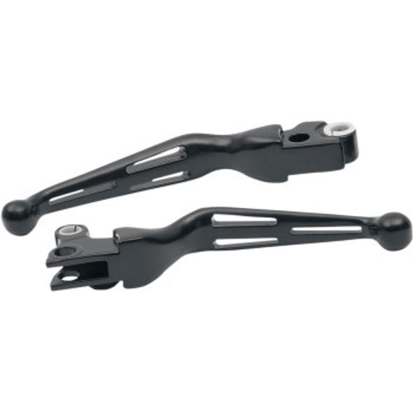 Drag Specialties Slotted Wide Blade Lever Set: 2008-2013 Harley-Davidson FL Models