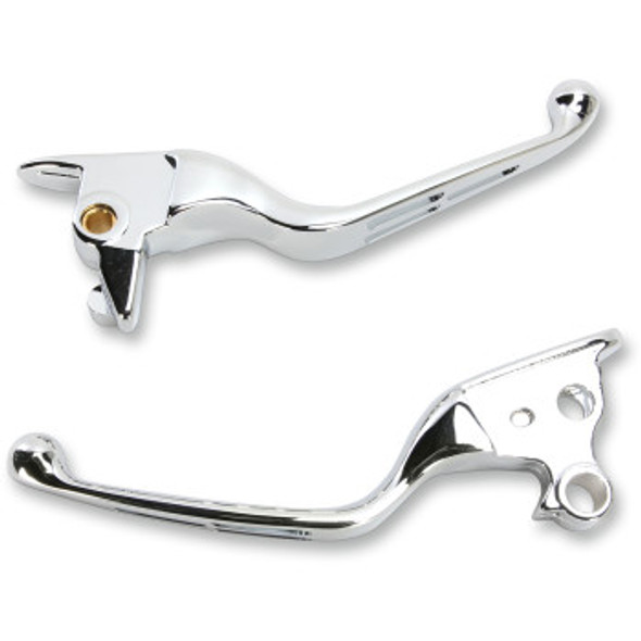 Drag Specialties Slotted Wide Blade Lever Set: 2015-2023 Harley-Davidson FX/FL Models