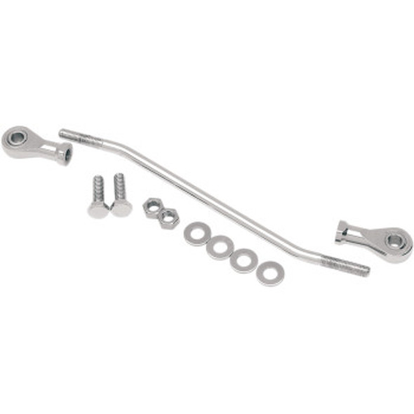 Drag Specialties Replacement Shift Linkage Kit: 1987-2003 Harley-Davidson XL Models - Chrome