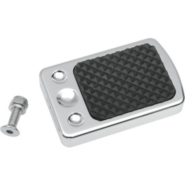 Drag Specialties Brake Pedal Cover: 1983-2013 Harley-Davidson FX Models