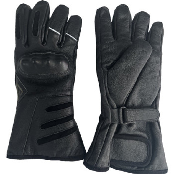 Gears Canada Knuckle Armor Heated Gloves - Black