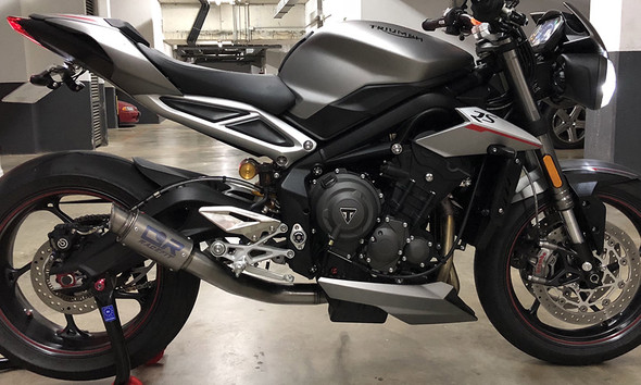 RACEFIT Triumph Street Triple 765/S マフラー Street Triple 765 RS / S A2 660 2017-22 Black Edition – RACEFIT