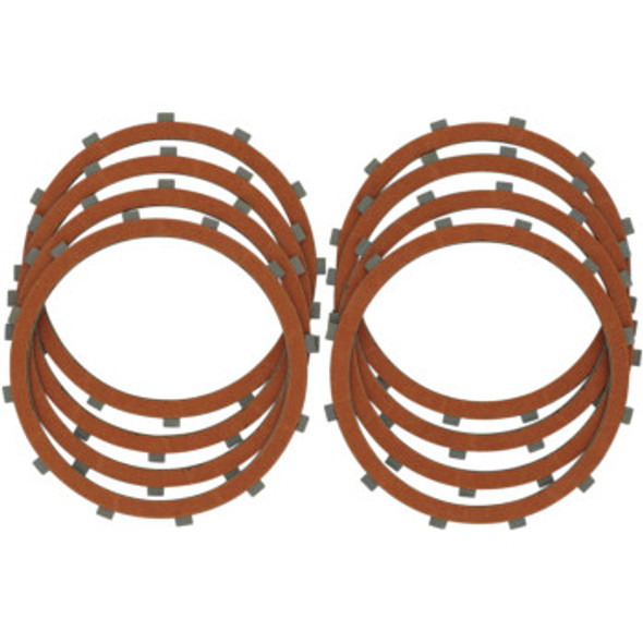 Drag Specialties Organic Clutch Friction Plate Set: 1971-1984 Harley-Davidson XL Models