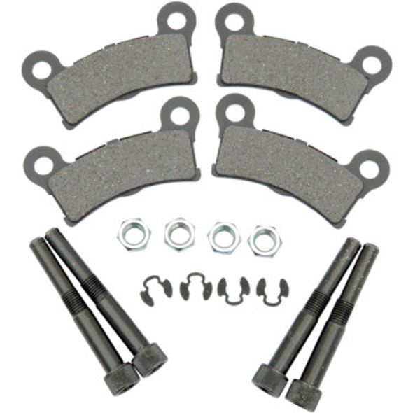 Drag Specialties Semi-Metallic Rear Brake Pads: 2009-2011 Harley-Davidson FL Models