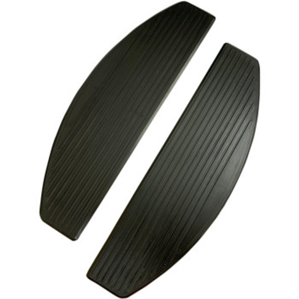 Drag Specialties Replacement Floorboards Inserts: 2018-2023 Harley-Davidson Softail Models - Black