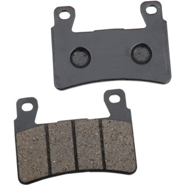 Drag Specialties Semi Metallic Front Brake Pads: 2015-2022 Harley-Davidson FX/FL Models