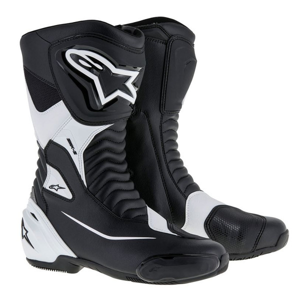 Alpinestars SMX S Boots - Black/White - Size 12.5 - [Blemish]