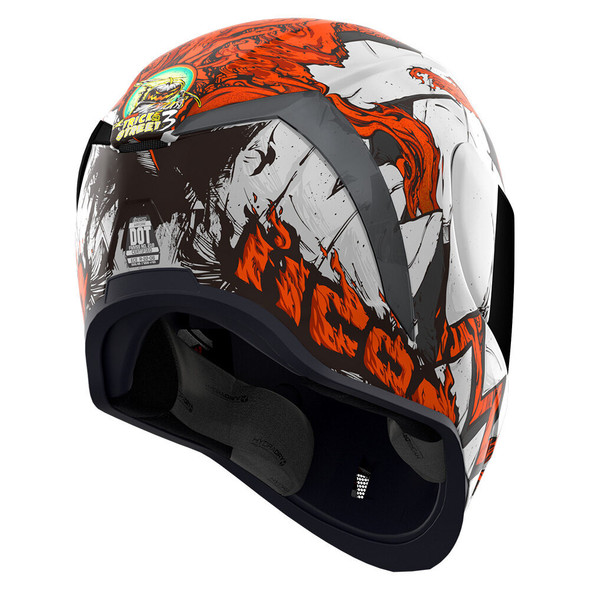 Icon Airform Helmet - Trick or Street 3 - Orange/White