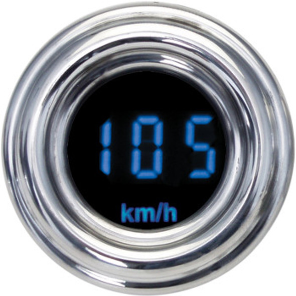 Dakota Digital 4000 Series Mini Gauge Digital Speedometer: Universal Fit - Blue Display - 1-7/8"