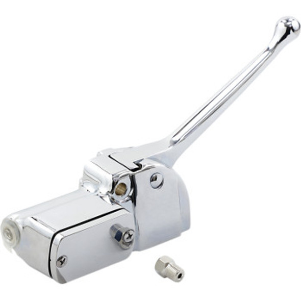 Drag Specialties Front Brake Master Cylinder Assembly: 1972-1981 Harley-Davidson FL/FX Models - Chrome
