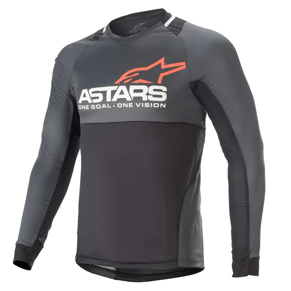 Alpinestars Drop 8.0 Long-Sleeve Jersey - Black/Coral