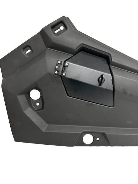 Rivco Products Fuel Door: 2008-2024 Polaris RZR Models - Black - RZR087