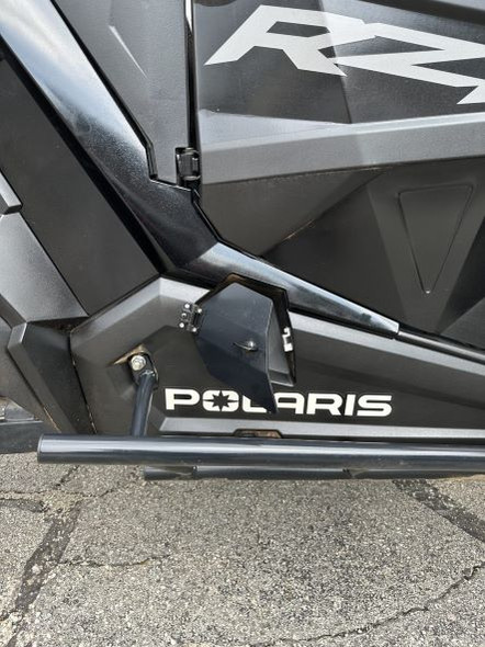 Rivco Products Fuel Door: 2008-2024 Polaris RZR Models - Black - RZR087