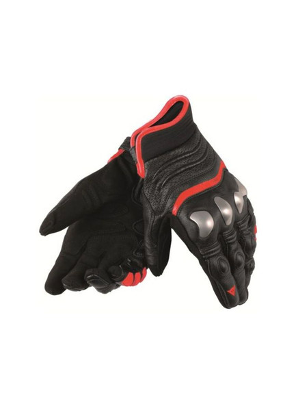 Dainese X-Strike Motorcycle Gloves - Black/Fluo Red - XL