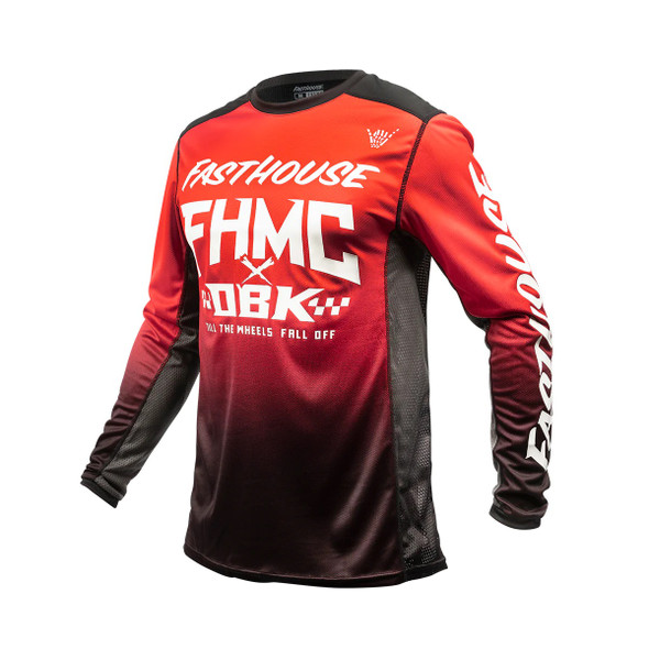 Fasthouse Youth Grindhouse Twitch Jersey - Red/Black