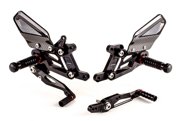 Gilles Tooling FXR Rearset - Black - BMW - FXR-BM04-B