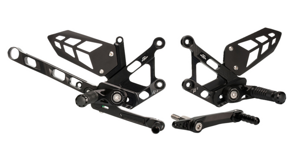 Gilles Tooling MUE2 Rearset - Black - Yamaha - MUE2-Y02-B