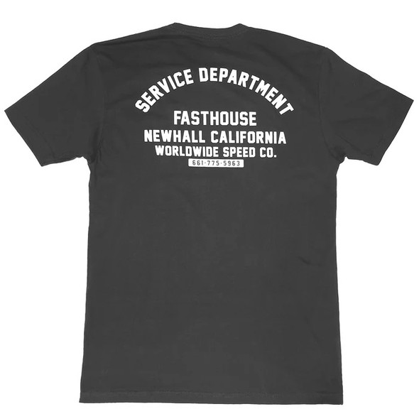 Fasthouse Idle Tee - Black - Medium - 197168048637