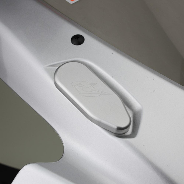 Driven Racing Mirror Block Offs - Honda CBR Models - Silver
