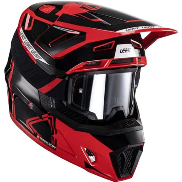 Leatt Helmet Kit Moto 7.5 V24 - Red - Size Medium (57-58cm) - 1024060302