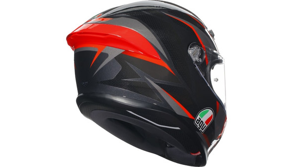 AGV K6 S Slashcut Helmet - Black/Gray/Red - SM-[Open Box]