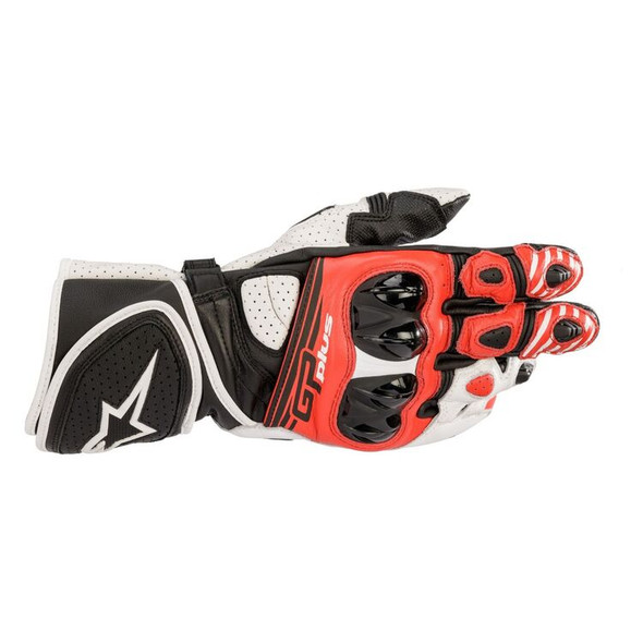 Alpinestars GP Plus R V2 Gloves - Black/White/Red - 2XL