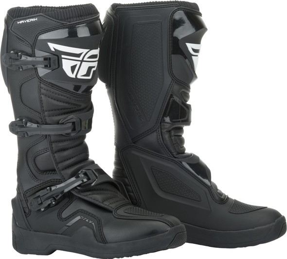 Fly Racing Maverik Boots Black Sz 12 - [Demo]