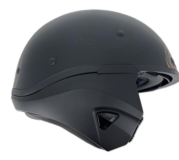 Scorpion COVERT X OPEN-FACE HELMET TRIBE MATTE BLACK/COPPER 2X - [Demo]
