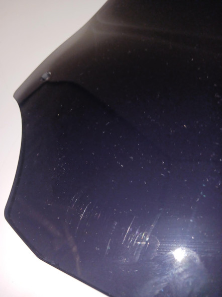 Memphis Shades Batwing Spoiler Windshield - 6.5" Height - Dark Black Smoke ~ [Demo]