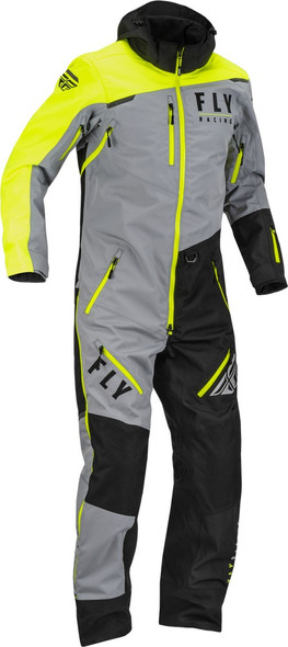 Fly Racing Cobalt Shell Monosuit - Black/Grey/Hi-Vis - Medium - 470-4351M