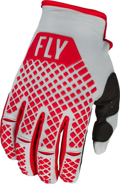 Fly Racing Kinetic Gloves - Red/Grey - 3XLarge - 376-4143X