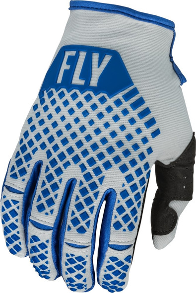 Fly Racing Kinetic Gloves - Blue/Light Grey - 2XLarge - 376-4112X