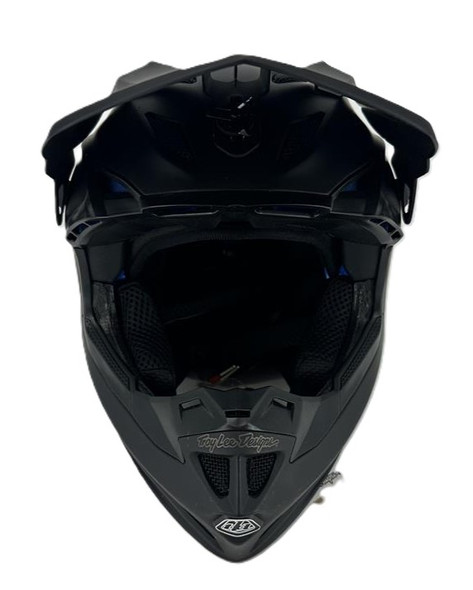 Troy Lee Designs 2019 Youth SE4 Polyacrylite Helmet with MIPS - Mono (MD) (Midnight Black) - [Demo Model]